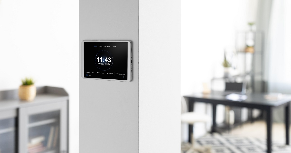 smart home tablet wall